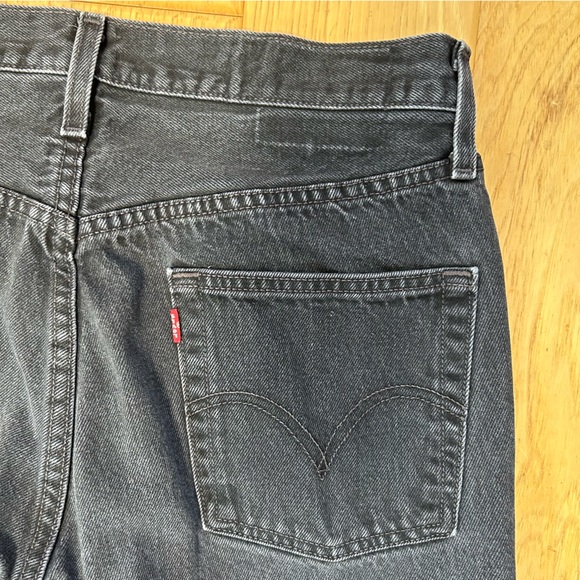 Vintage Levi’s 501 Black Jeans 32x32 Original High Rise Straight Leg Mexico - Picture 8 of 14